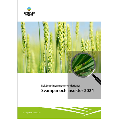 Omslags bild fr Bekmpningsrekommendationer, svampar och insekter 2024