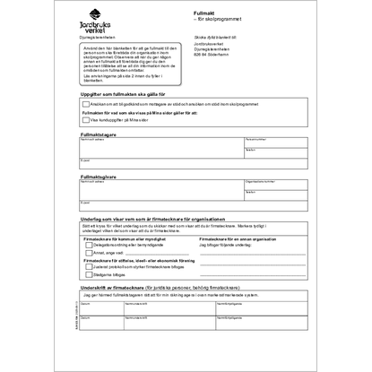 Omslags bild fr Fullmakt - fr skolprogrammet