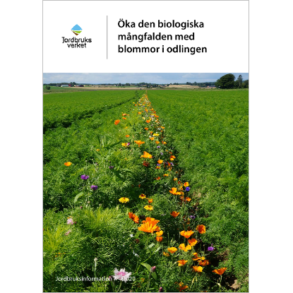 Omslags bild fr ka den biologiska mngfalden med blommor i odlingen