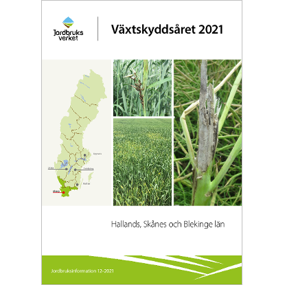 Omslags bild fr Vxtskyddsret 2021, Hallands, Sknes och Blekinge ln