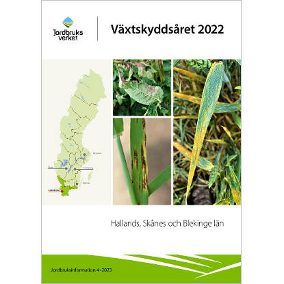 Omslags bild fr Vxtskyddsret 2022, Hallands, Sknes och Blekinge ln