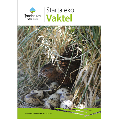 Omslags bild fr Starta eko - vaktel