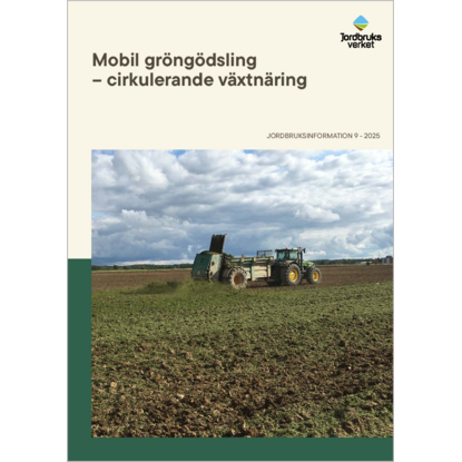 Omslags bild för Mobil gröngödsling – cirkulerande växtnäring