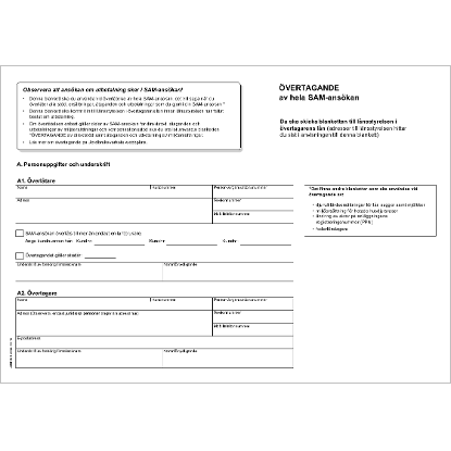 Omslags bild fr vertagande av hela SAM-anskan