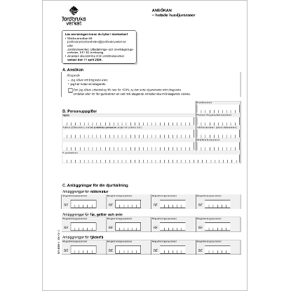Omslags bild f�r ANS�KAN - hotade husdjursraser