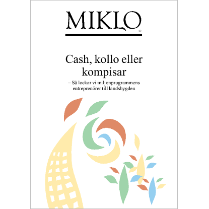 Omslags bild fr MIKLO, Cash, kollo eller kompisar