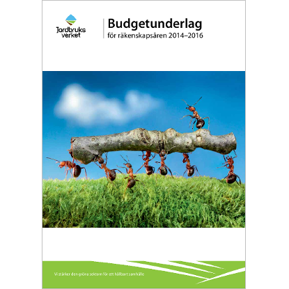 Omslags bild fr Budgetunderlag fr rkenskapsren 2014-2016