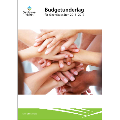 Omslags bild fr Budgetunderlag fr rkenskapsren 2015-2017