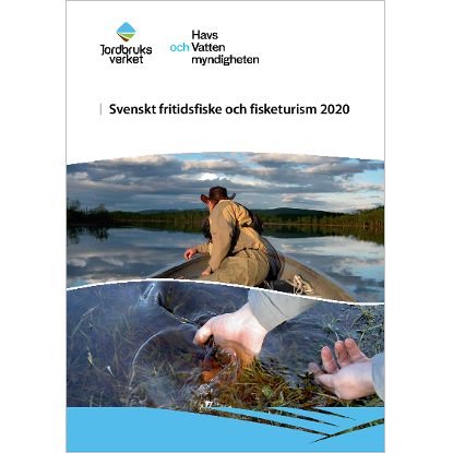 Omslags bild fr Svenskt fritidsfiske och fisketurism 2020