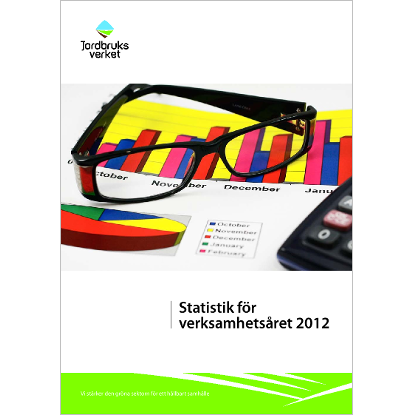 Omslags bild fr Statistik fr verksamhetsret 2012