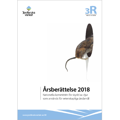 Omslags bild fr rsberttelse 2018 Nationella kommittn fr skydd av djur som anvnds fr vetenskapliga ndaml