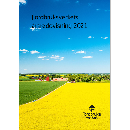 Omslags bild fr Jordbruksverkets rsredovisning 2021