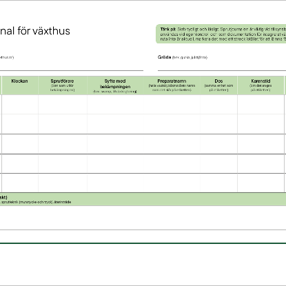 Omslags bild fr Sprutjournal vxthus per plats