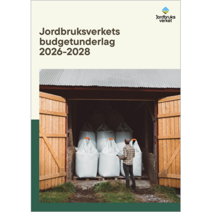 Omslags bild fr Budgetunderlag fr rkenskapsren 2026–2028