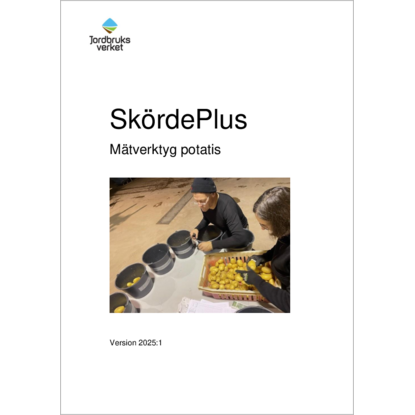 Omslags bild fr Skrdeplus mtverktyg potatis