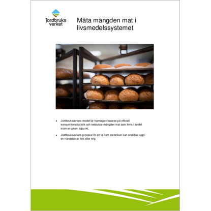 Mta mngden mat i livsmedelssystemet
