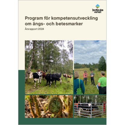 Omslags bild f�r Program f�r kompetensutveckling om �ngs- och betesmarker