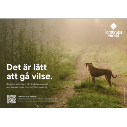 Omslags bild f�r Affisch hundregistret (A3)