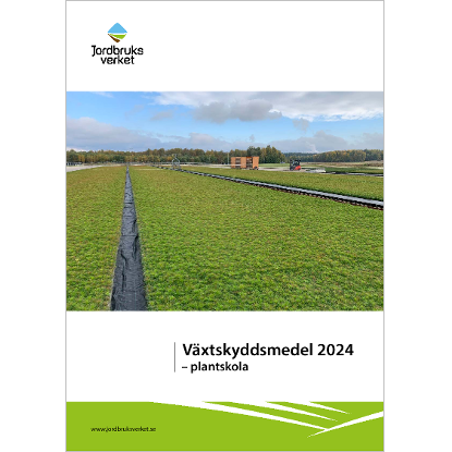 Omslags bild fr Vxtskyddsmedel 2024 - plantskola