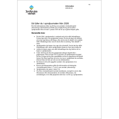Omslags bild för Så fyller du i sprutjournalen från 2026