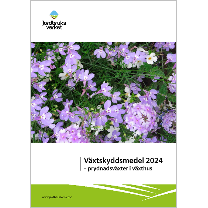 Omslags bild fr Vxtskyddsmedel 2025 -  prydnadsvxter i vxthus 