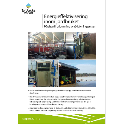 Omslags bild fr Energieffektivisering inom jordbruket