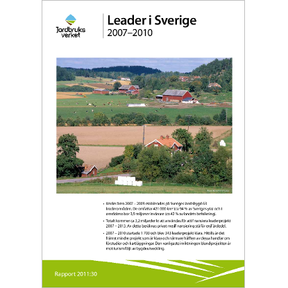 Omslags bild fr Leader i Sverige 2007-2010