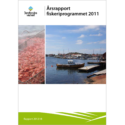 Omslags bild fr rsrapport  fiskeriprogrammet 2011