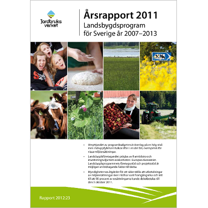 Omslags bild fr rsrapport landsbygdsprogrammet 2011 