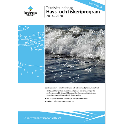 Omslags bild fr Tekniskt underlag  - Havs- och fiskeriprogram 2014-2020 \x{2013} Kortversion