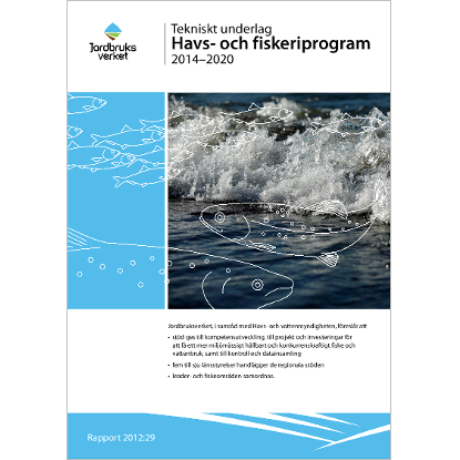 Omslags bild fr Tekniskt underlag  - Havs- och fiskeriprogram 2014-2020