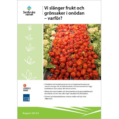 Omslags bild fr Vi slnger frukt och grnsaker i ondan - varfr?