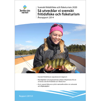 Omslags bild fr Svenskt fritidsfiske och fisketurism 2020, S utvecklar vi svenskt fritidsfiske och fisketurism, rsrapport 2014