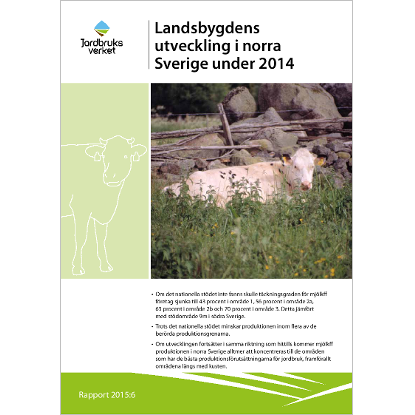 Omslags bild fr Landsbygdens utveckling i norra Sverige under 2014