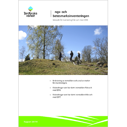 Omslags bild fr ngs- och betesmarksinventeringen, Metodik fr inventering frn och med 2016