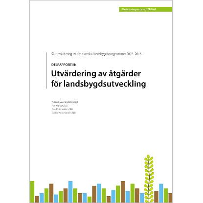 Omslags bild fr Utvrdering av tgrder fr landsbygdsutveckling