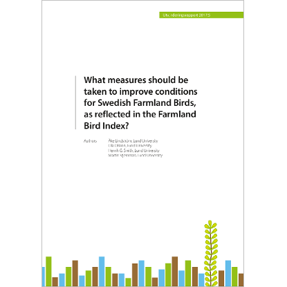 What measures should be taken to improve conditions for Swedish Farmland Birds, as reflected in the Farmland Bird Index? 