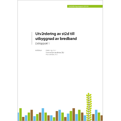 Utvrdering av std till utbyggnad av bredband