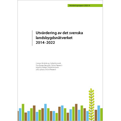 Omslags bild fr Utvrdering av det svenska landsbygdsntverket 2014–2022