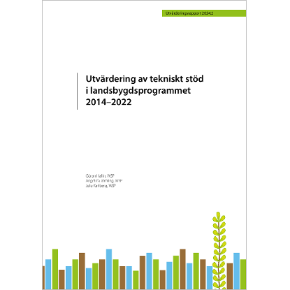 Omslags bild fr Utvrdering av tekniskt std i landsbygdsprogrammet 2014–2022