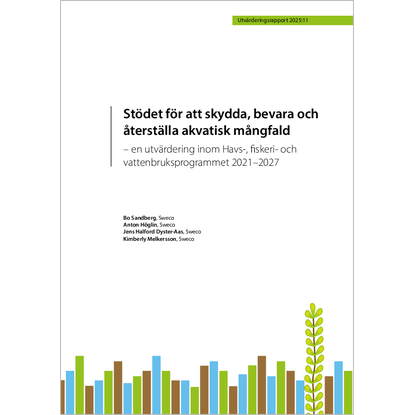 Omslags bild fr Stdet fr att skydda, bevara och terstlla akvatisk mngfald