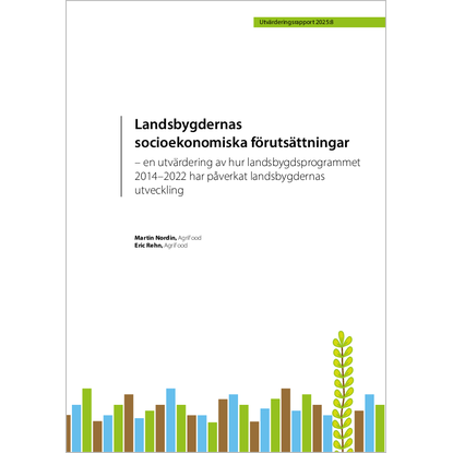 Omslags bild fr Landsbygdernas socioekonomiska frutsttningar